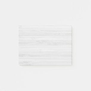 Weißholz-Minimal-Shabby Chic Post-it Klebezettel