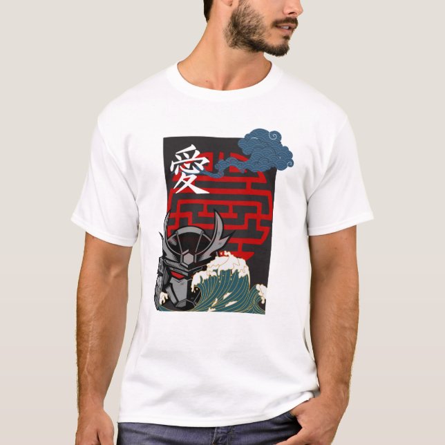 Weißjapanischer T - Shirt (Vorderseite)