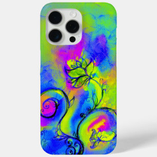 WEISSKALISCHE BLUME rosa gelb grün lila iPhone 15 Pro Max Hülle