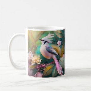 Weißkamm-Rotsteiß-Jay-Fantasievogel Kaffeetasse