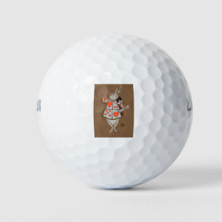 Weißkaninchen Golfball