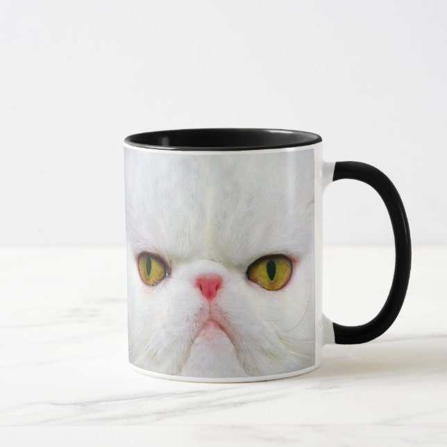 Weißkatze Tasse (Rechts)