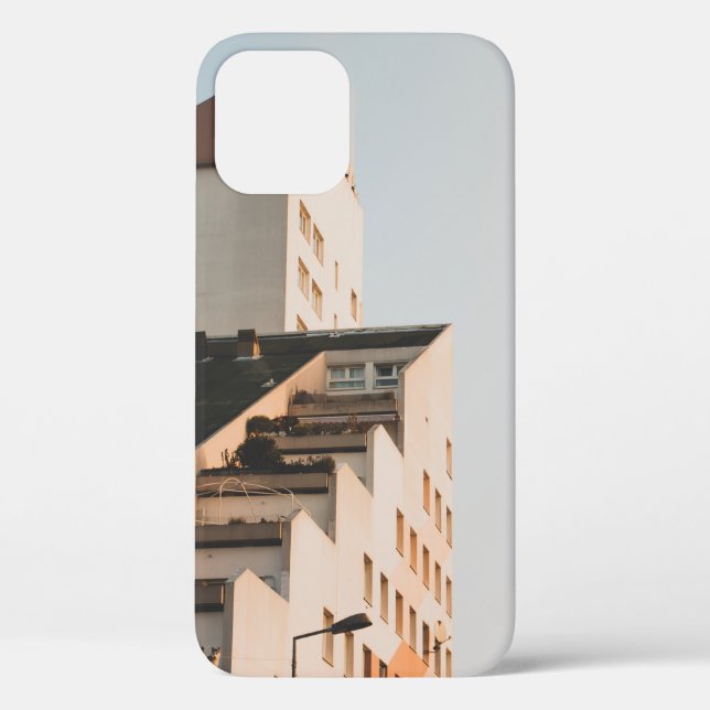 WEISSKONKRETES GEBÄUDE Case-Mate iPhone HÜLLE (Rückseite)
