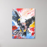 Weißkopfadler im Flug Neo-Expressionist