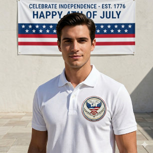 Weißkopfseeadler Amerikanisches Erbe Patriotisch F Button