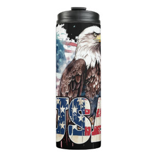 Weißkopfseeadler Amerikas 250. Geburtstag Thermosbecher