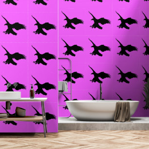 Weißkopfseeadler Angriff Custom Farbe Lila Tapete