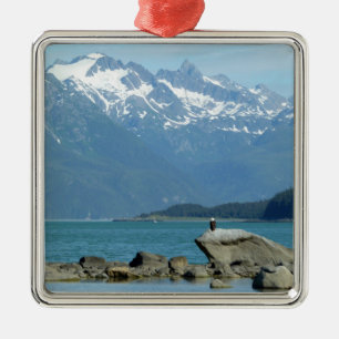 Weißkopfseeadler bei Skagway Alaska Ornament Aus Metall