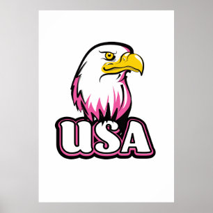 Weißkopfseeadler der USA Poster