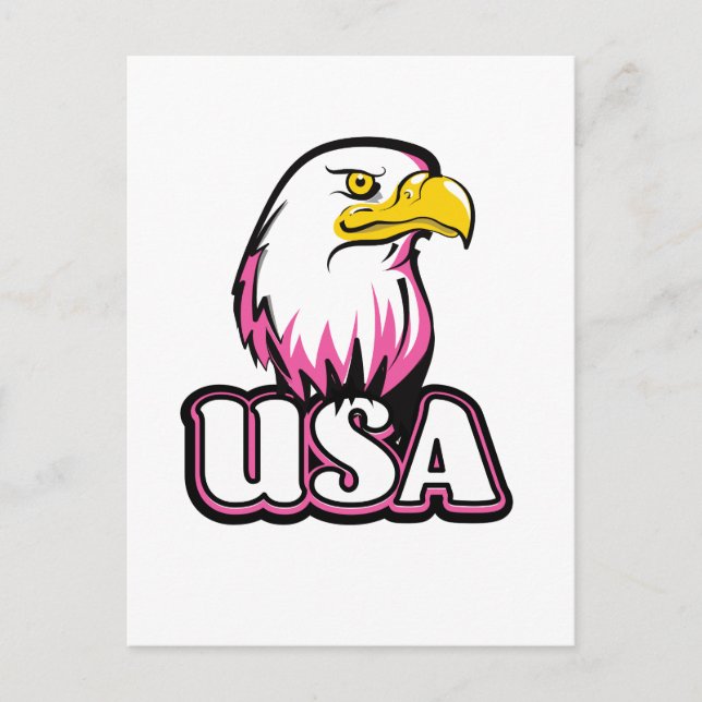 Weißkopfseeadler der USA Postkarte (Vorderseite)