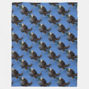 Weißkopfseeadler Ehre Truppen USA amerikanische pa Fleecedecke