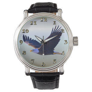 Weißkopfseeadler-Fliegen Armbanduhr