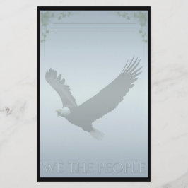 Weißkopfseeadler-Gewohnheits-Briefpapier Briefpapier