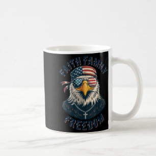 Weißkopfseeadler Glaube Familie Dom Patriotisch Ch Kaffeetasse