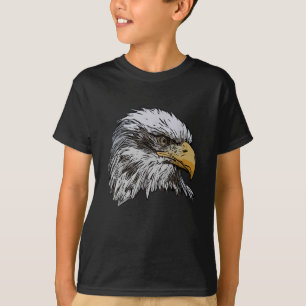 Weißkopfseeadler Grafik Amerikanisches Nationales  T-Shirt