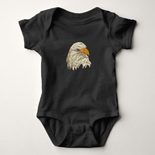 Weißkopfseeadler Greifvogeldesign Baby Strampler