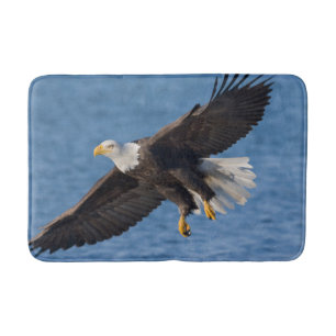 Weißkopfseeadler im Flug Badematte