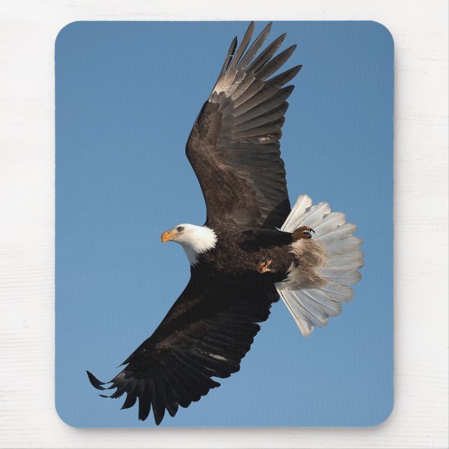 Weißkopfseeadler im Flug Mousepad (Vorne)