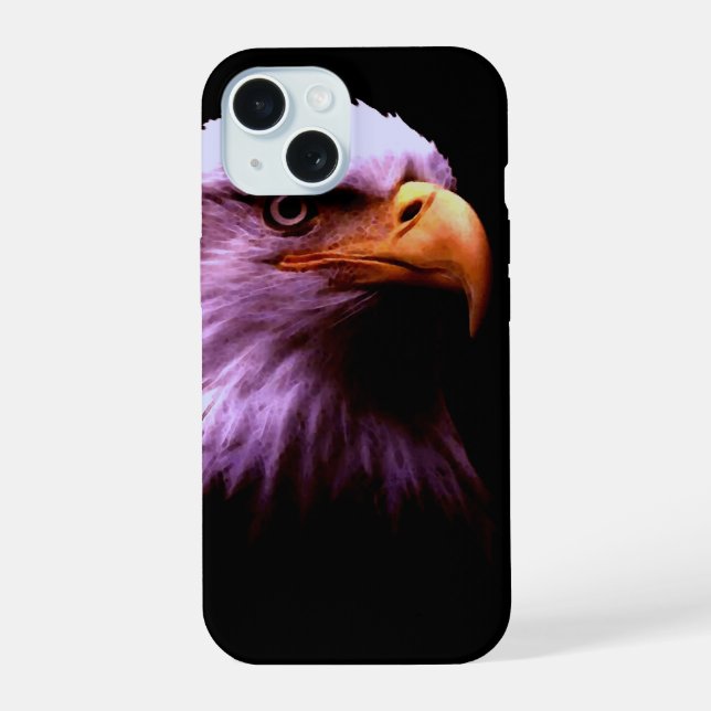 Weißkopfseeadler iPhone 15 Hülle (Rückseite)
