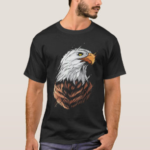 Weißkopfseeadler Kopf eines amerikanischen Weißkop T-Shirt