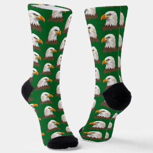 Weißkopfseeadler Kopf Socken