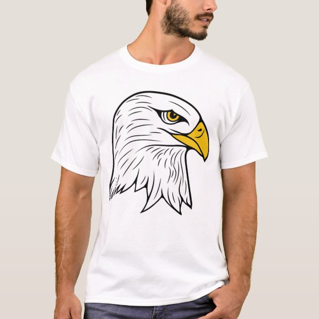 Weißkopfseeadler-Kopf T-Shirt (Vorderseite)