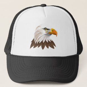 Weißkopfseeadler Kopf Truckerkappe