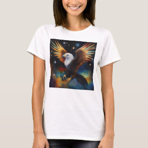 Weißkopfseeadler Kosmische Kunst, T-Shirt