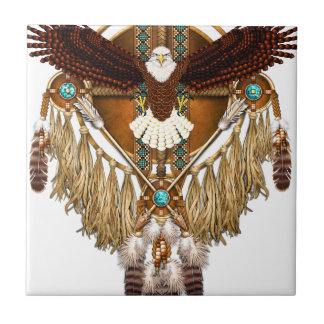 Weißkopfseeadler-Mandala - verbessert Fliese