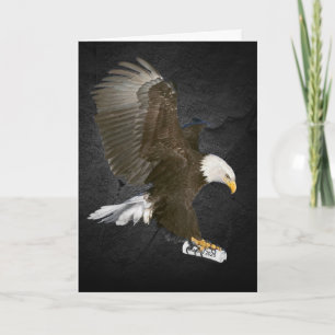 Weißkopfseeadler mit Abschlussdiplom 2026  Karte