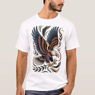 Weißkopfseeadler Neo-Traditionelle Kunst Vintage A T-Shirt