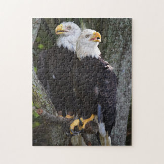 Weißkopfseeadler-Paar-Puzzlespiel Puzzle