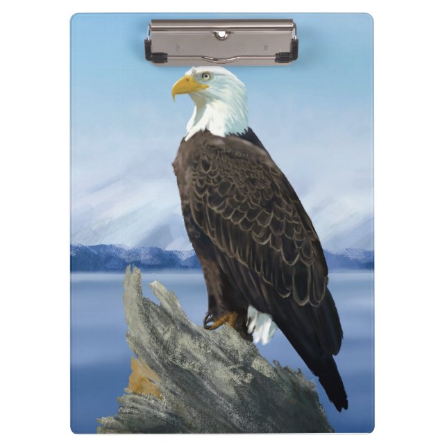 Weißkopfseeadler Planer Klemmbrett (Vorderseite)