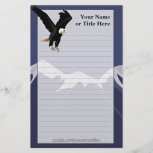 Weißkopfseeadler stationär briefpapier