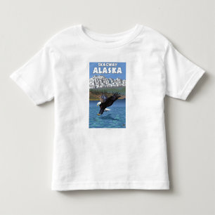 Weißkopfseeadler-Tauchen - Skagway, Alaska Kleinkind T-shirt