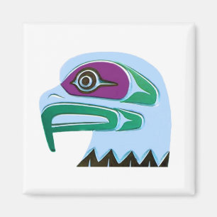 Weißkopfseeadler-Totem Magnet