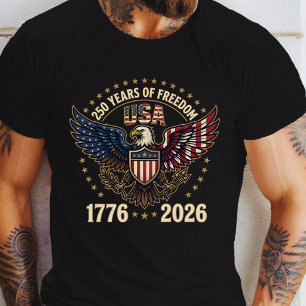 Weißkopfseeadler USA Unabhängigkeit 250. Jubiläum T-Shirt