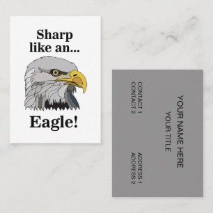 Weißkopfseeadler Visitenkarte