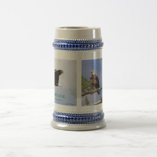 Weißkopfseeadler von Sebago Stein Bierglas