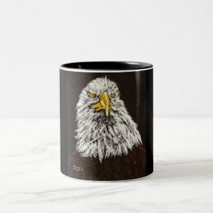 Weißkopfseeadler Zweifarbige Tasse