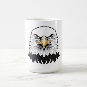 Weißkopfseeadlerkopf Kaffeetasse