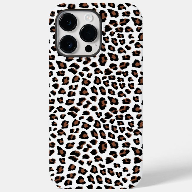 Weißleopard Case-Mate iPhone Hülle (Rückseite)