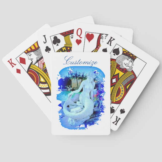 Weißmaid Sitting Thunder_Cove Spielkarten (Rückseite)