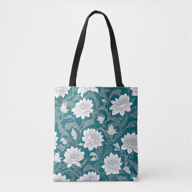 Weißorientalische Blume (Vorderseite)