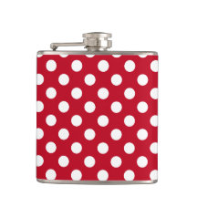 Weißpolka Punkte auf rot