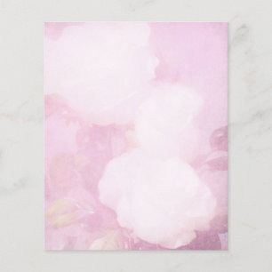 Weißrosa Blumenstropheft