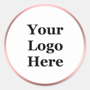 Weißrosa gestrichene Metalle sehen Sie hier Ihr Lo Runder Aufkleber