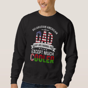 Weißrussischer Vater Vatertag Papa Weißrussland F Sweatshirt