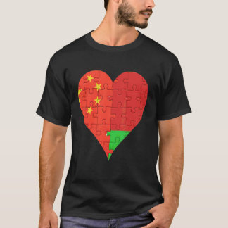 Weißrussisches Flaggenherz T-Shirt