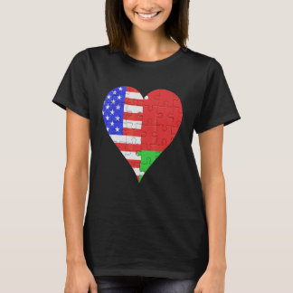 Weißrussisches Flaggenherz T-Shirt